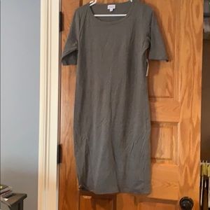LuLaRoe Julia Grey Dress